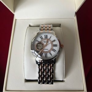 Anne Klein 12/2339mprt Women's 35mm Automatic Two Tone Mop Dial Watch Nwt